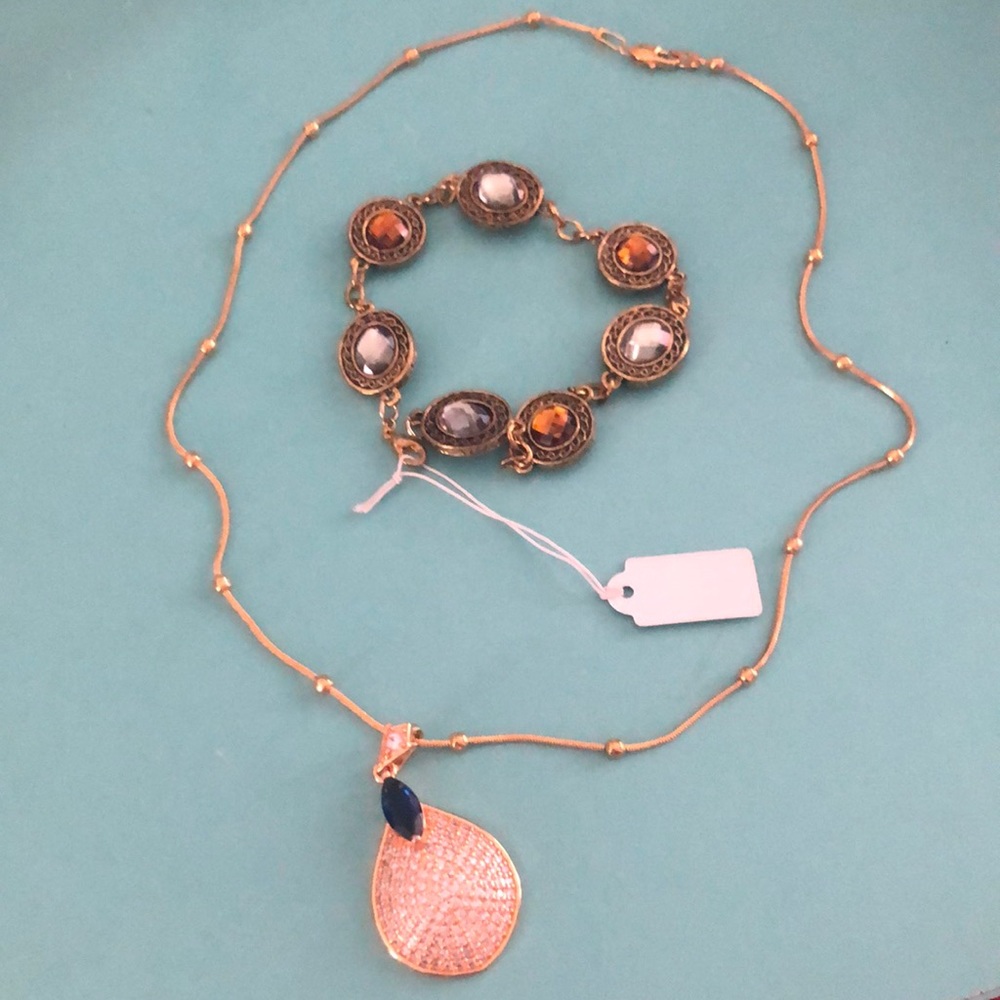 Necklace and bracelet